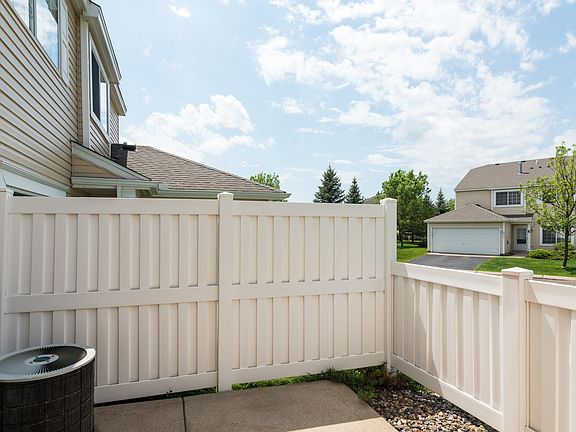 Patio with privacy fence