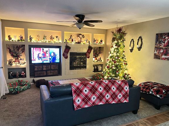 Family Room with gas fireplace