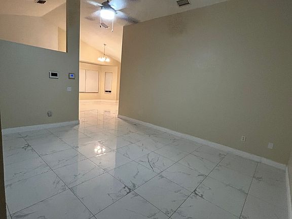 Looking at living room from the front door