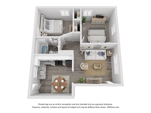 Floor plan Beauregard Platinum