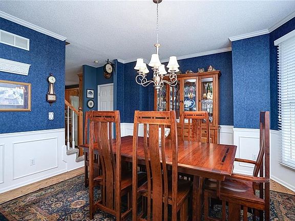 Dining room with wood floors
