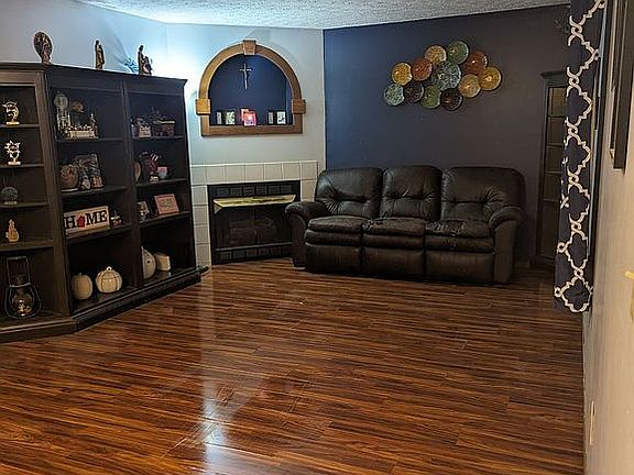 Living room off the kitchen