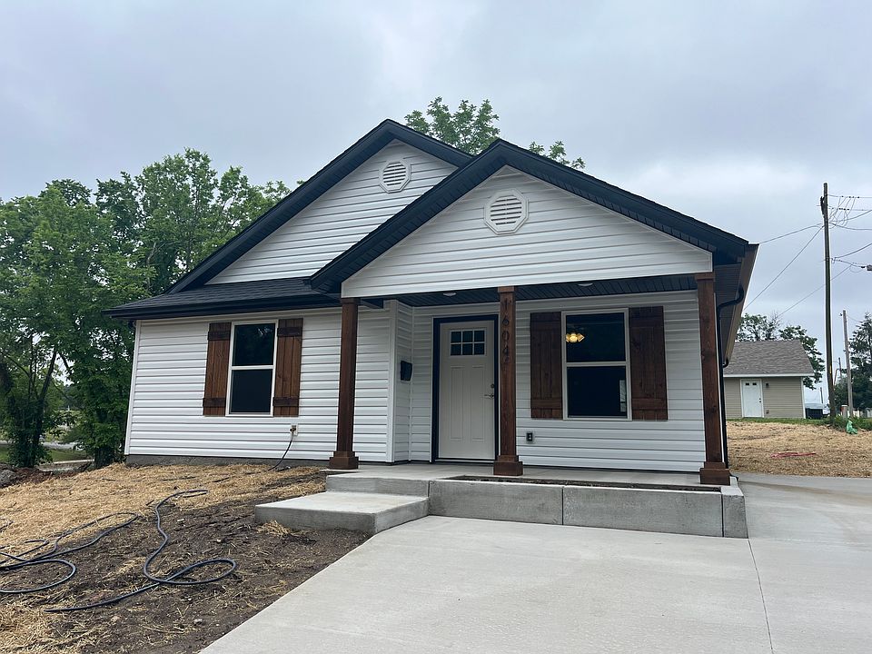 Covered porch and off street parking