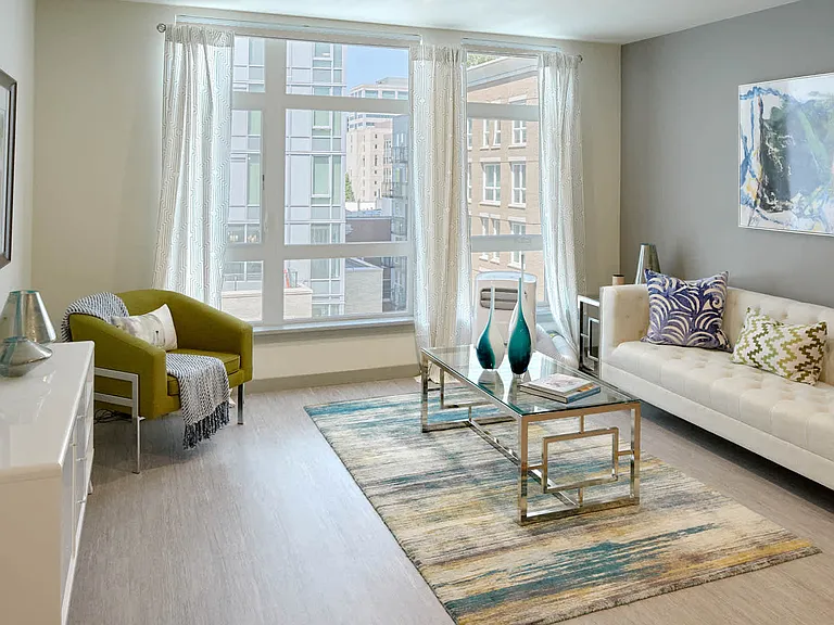 Living Room with Hard Surface Flooring