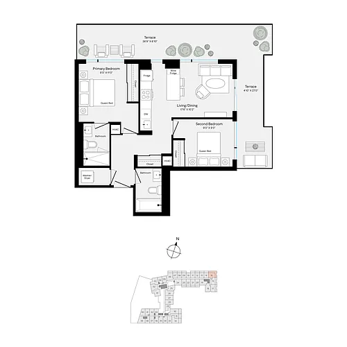 Floor plan W415