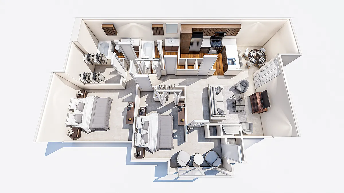 Floor plan B2R