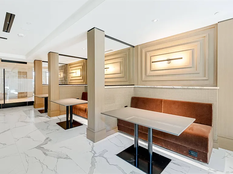 Coworking Lounge with Banquette Seating, Wi-Fi and USB Connectivity