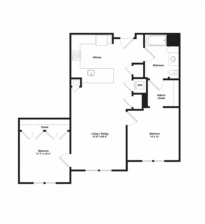 Floor plan 2R