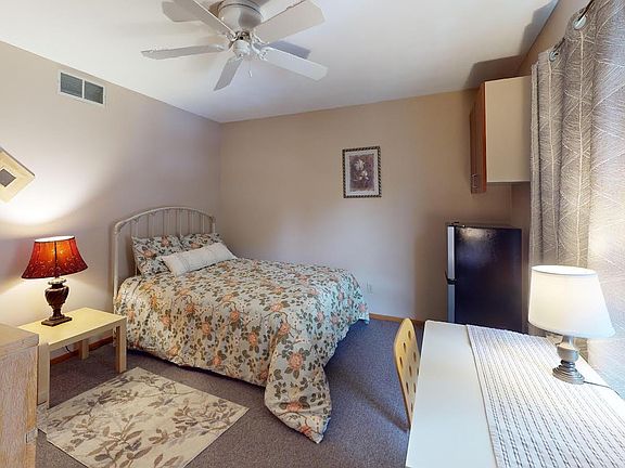 charming little room with nice size closet. New fridge and small freezer