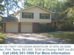 1370 Cedar Heights Dr, Stone Mountain, GA 30083