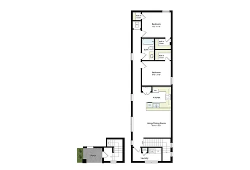 Floor plan Waterchase Second Floor