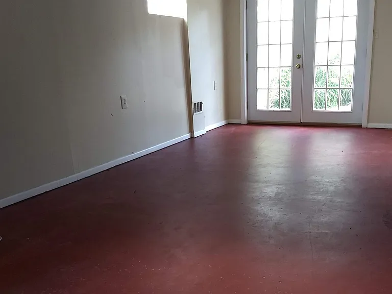 The lower level bedroom features a private entrance.