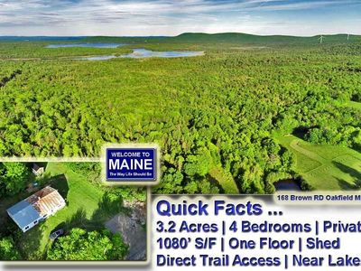 168 Brown Road, Oakfield, ME, 04763