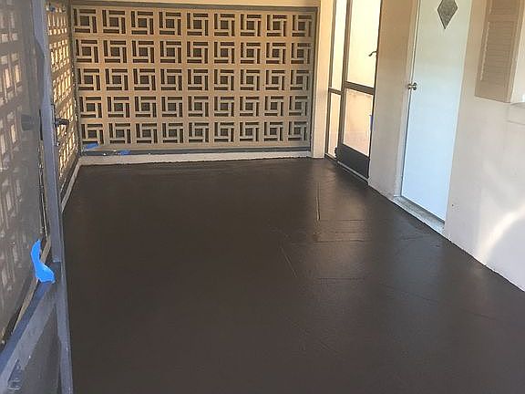 Covered patio
