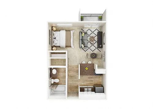Floor plan Studio
