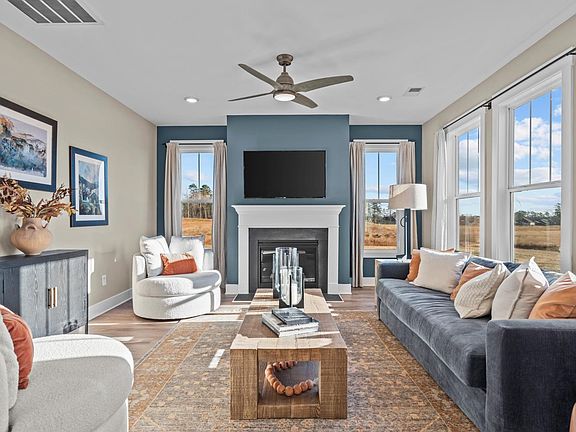 Family Room of The Drayton Design by DRB Homes