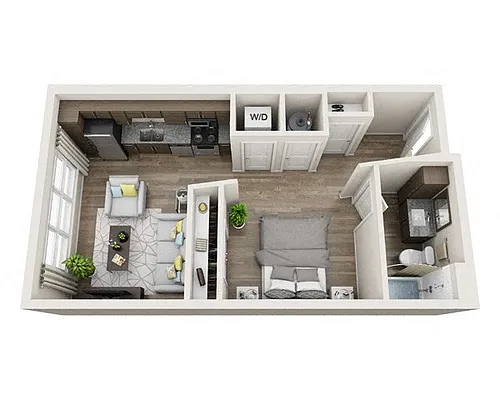 Floor plan Studio S1