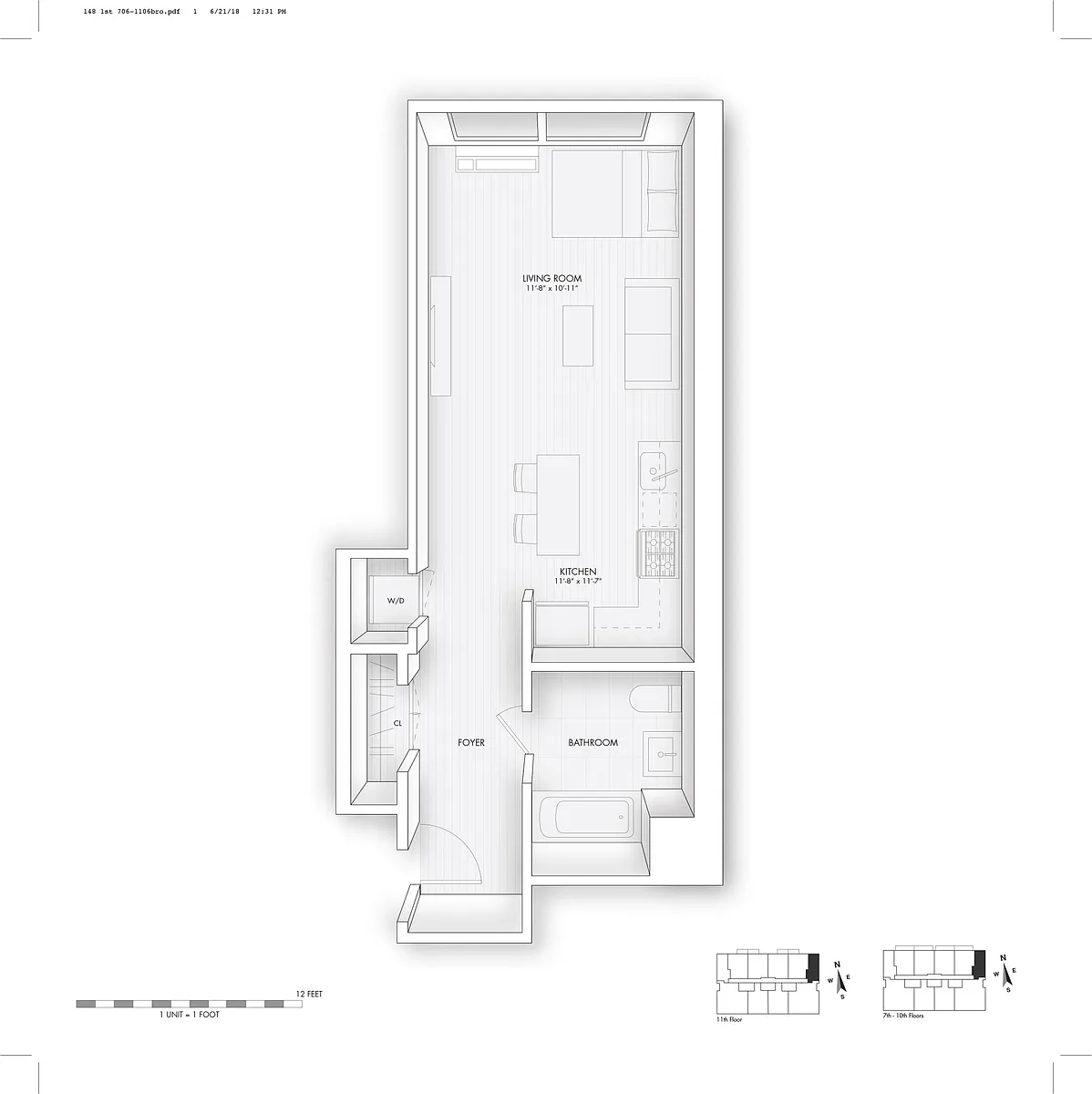 Floor plan 706-1106