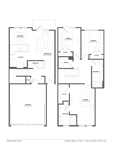 Floor plan TH1