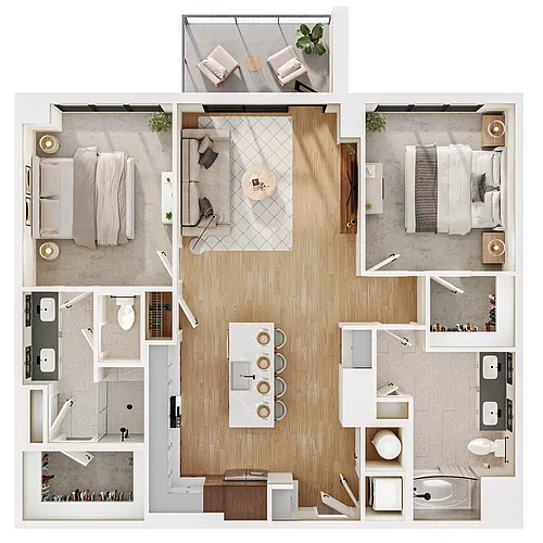Floor plan B1