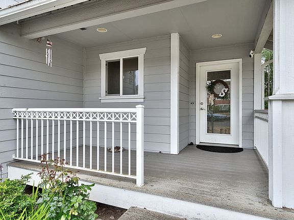 Inviting covered front porch