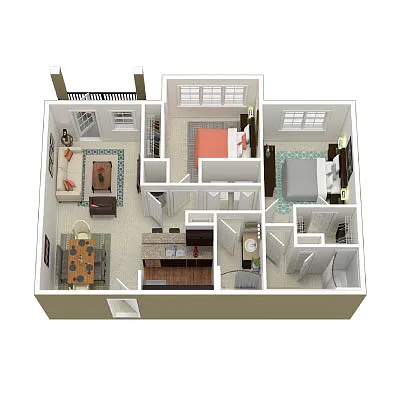 Floor plan B2
