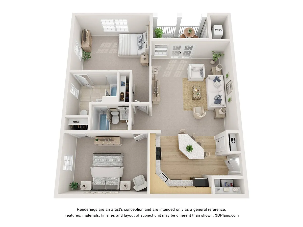 Floor plan The Mallard Pond View