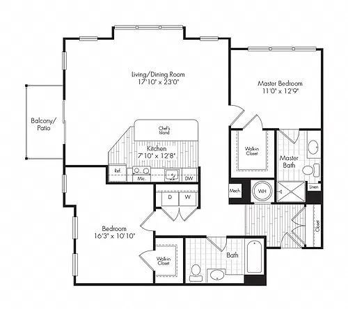 Floor plan 2H