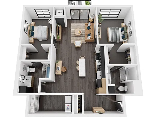 Floor plan Birch6 / 1243