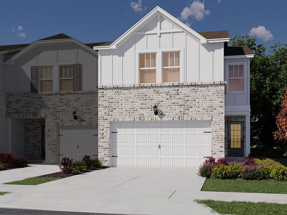 The Jade End Unit floorplan with Elevation B modeled at Brooks Lake.
