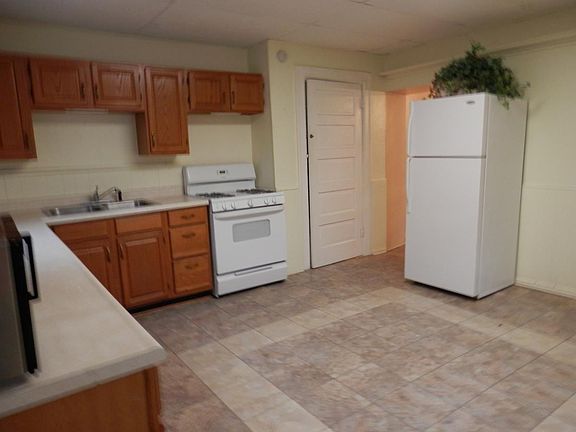 Large kitchen with pantry