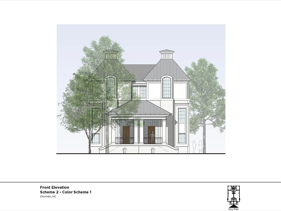 The Duets on Parkwood echo the architecture of the adaptively reused church on site. 1009 is on the left and 1013 is on the right.