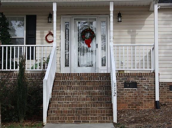 Front door of Home
