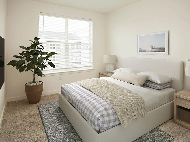 Carpeted Bedroom