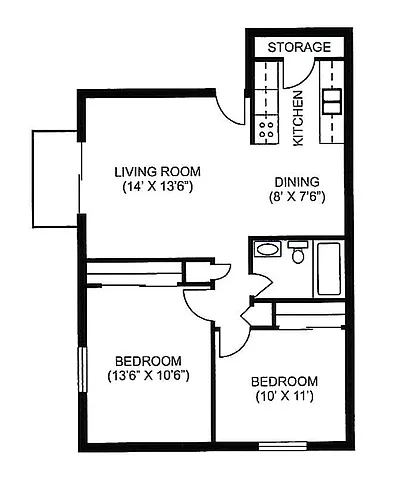 Floor plan B