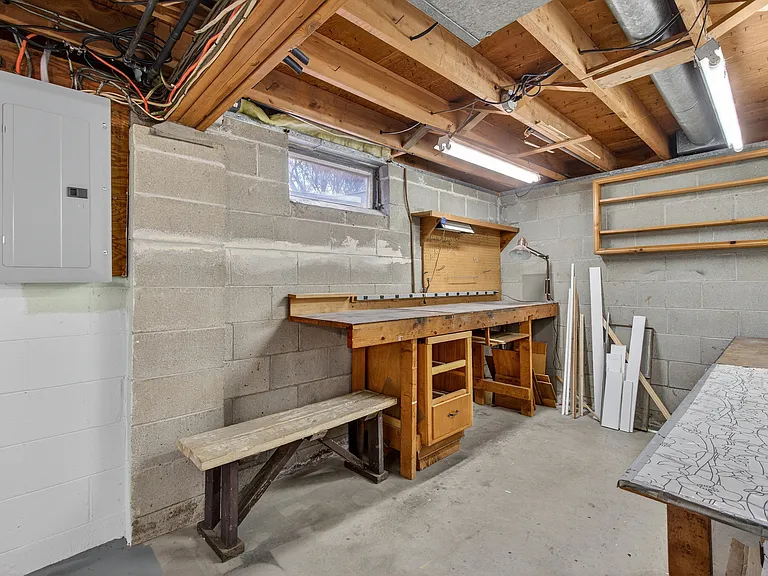 Basement workbench