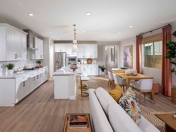 Open Floorplan of Model Plan 3 at Aster