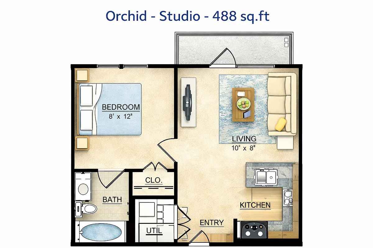 Floor plan Orchid