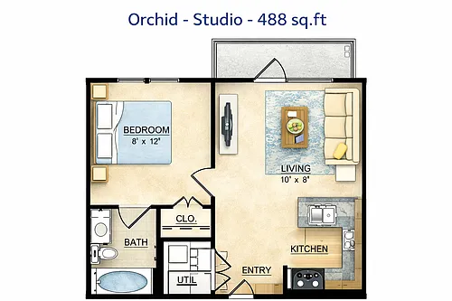 Floor plan Orchid