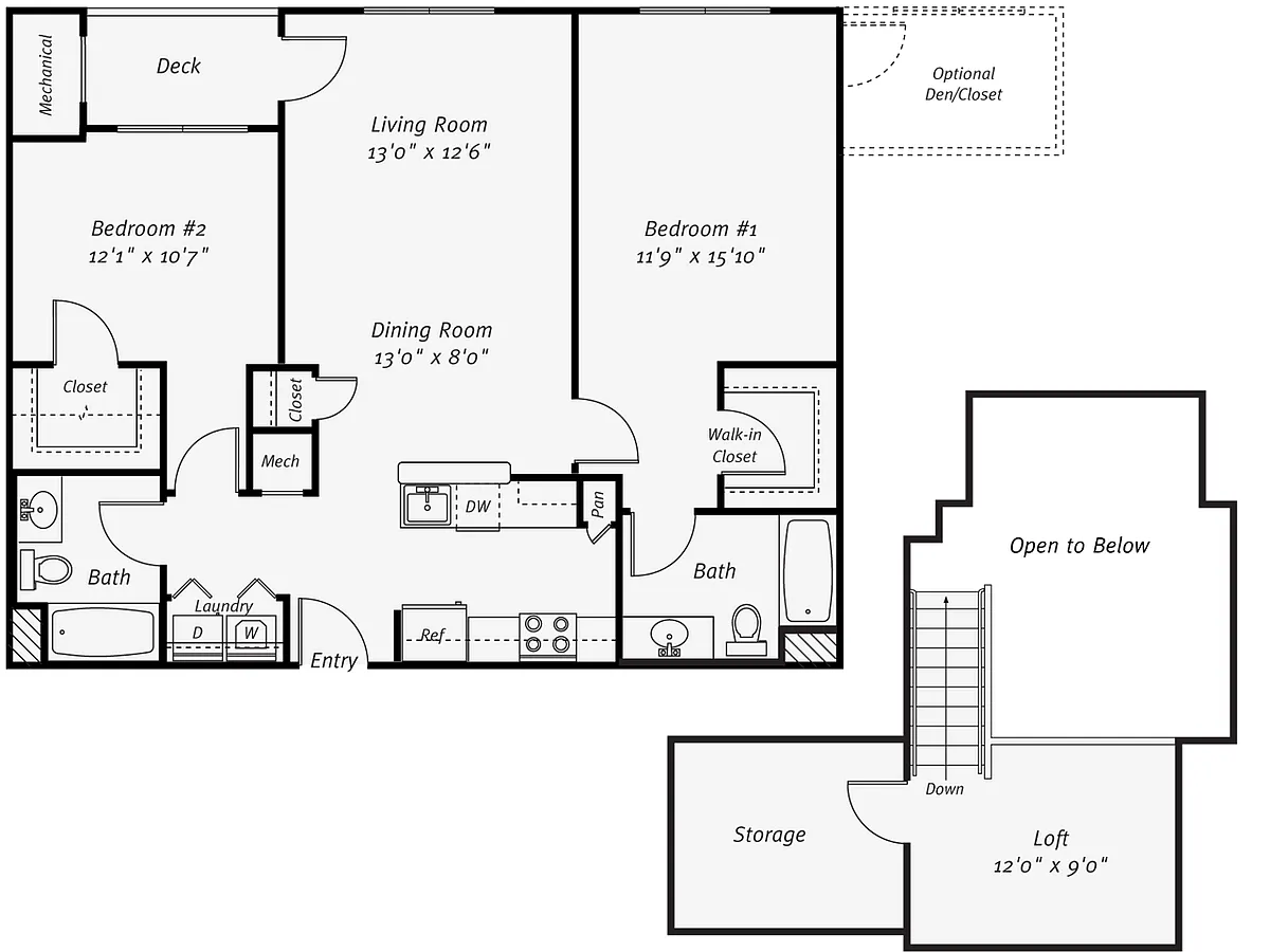 Floor plan B7L