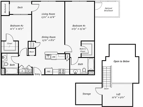 Floor plan B7L