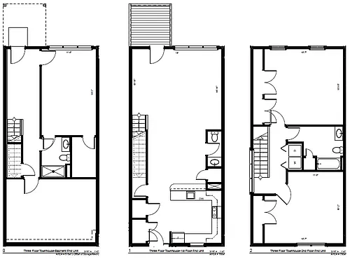 Floor plan Larchmont - Townhouse