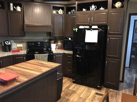 kitchen with center island