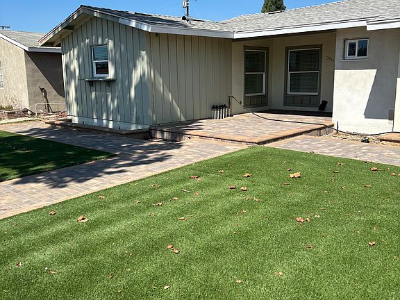 Front patio for having drinks with neighbors.