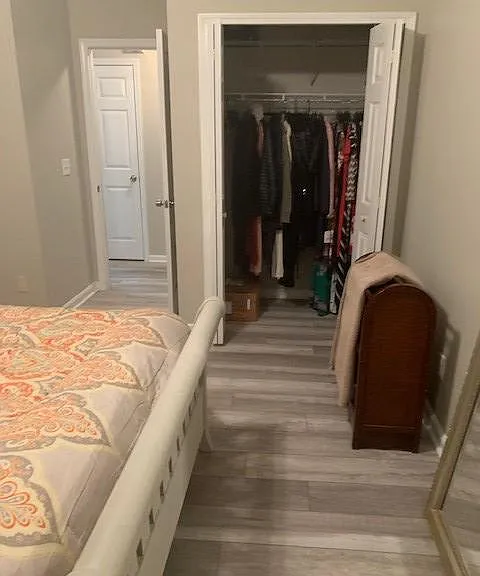 Second bedroom with closet