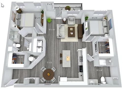 Floor plan Hancock