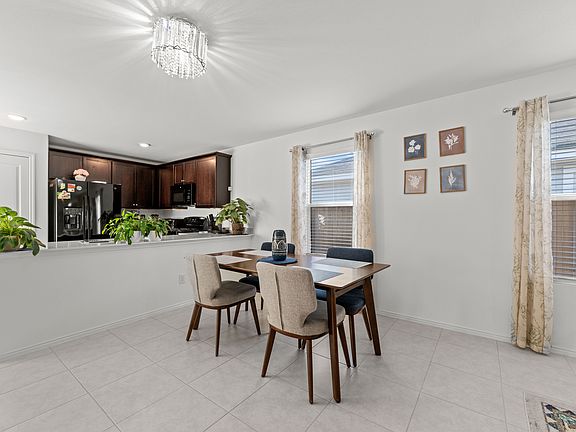 Dining and kitchen area