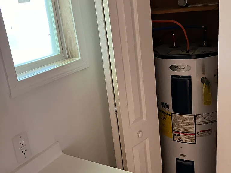 water heater in bathroom
