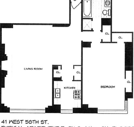 2nd image of 41 W 58th St APT 7B