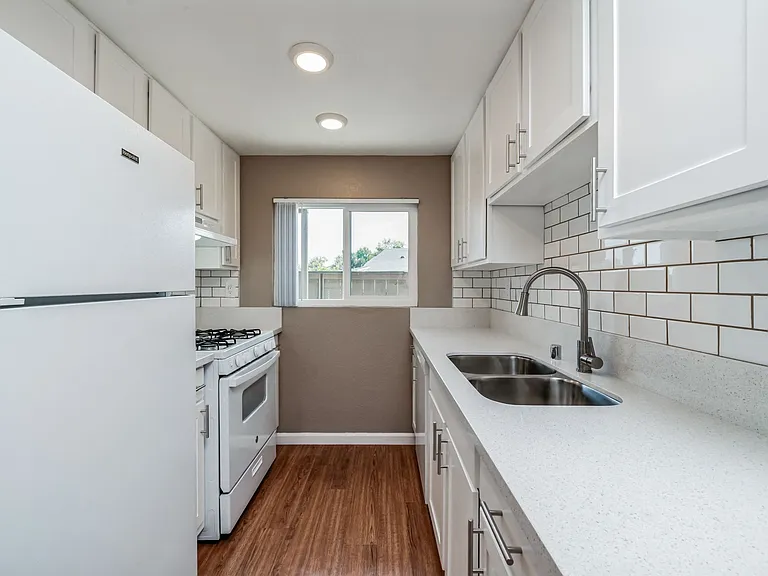 Our Premium Kitchen in a Two Bedroom Two Bath Apartment at Meadow Creek Apartments in San Marcos, CA